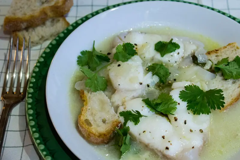 Sopa de cação, une soupe de poisson portugaise