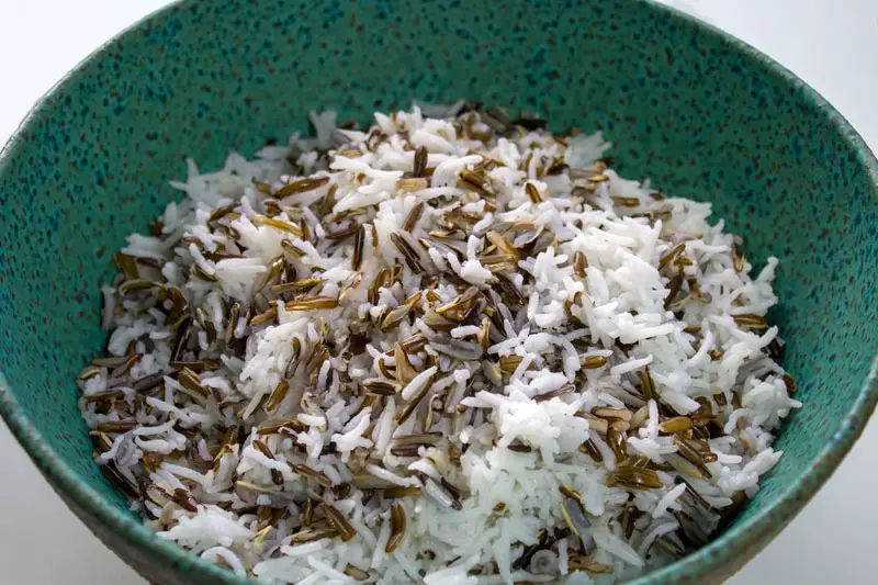 Duo de riz sauvage et de riz basmati